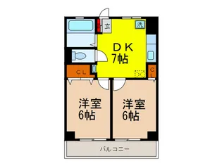 三信マンション【3階】の間取り