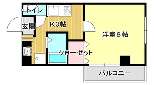 ソレイユビル【2階】の間取り