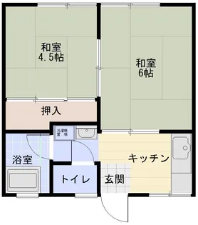 パナハイツ【1階】の間取り