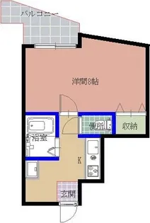 サンヴィレッジ戸尾【3階】の間取り