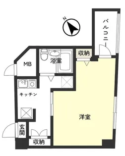 パーク・ノヴァ巣鴨【10階】の間取り