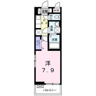ラ ラ トマート A【3階】の間取り