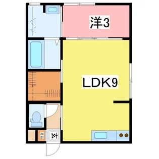 INTEGRAL MINORI【1階】の間取り