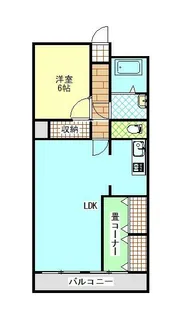 エムズビル【6階】の間取り
