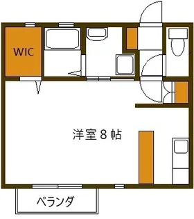 クレセント【1階】の間取り