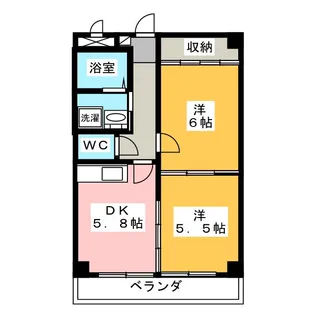 メゾン映人I【2階】の間取り