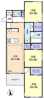 NAKASU(ナカス)【2階】の間取り
