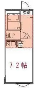 アクシス菊名【2階】の間取り