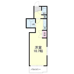 アップル第5マンション【4階】の間取り