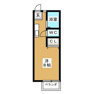 ベルウッドハイム【2階】の間取り