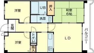 ロイヤルコーポ姫路北条【2階】の間取り