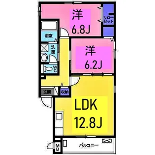 メゾン ド ビオレ【1階】の間取り