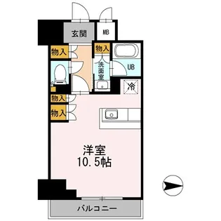 カスタリア栄【13階】の間取り