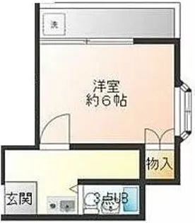 五香ビレッジ【2階】の間取り