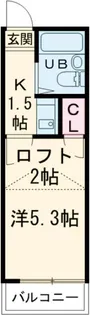 パレス等々力弐番館【2階】の間取り
