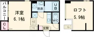 アンジュール【1階】の間取り