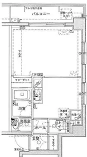 クイーンズレゾン新御徒町【5階】の間取り