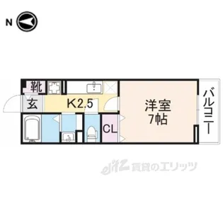 プランドール【2階】の間取り