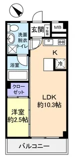 ティアラ緑が丘II【1階】の間取り