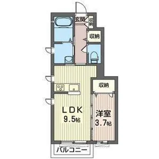 ラ・フォンテ【1階】の間取り