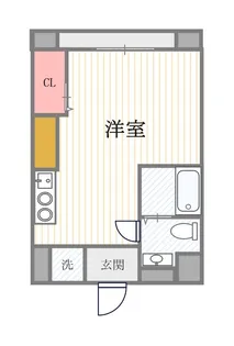 フレアドーム代々木【2階】の間取り