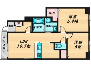 アゼリアI【1階】の間取り