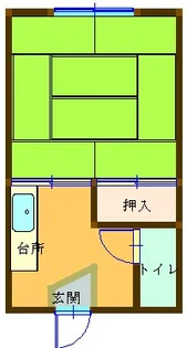 アップルグリーンハイツ【2階】の間取り