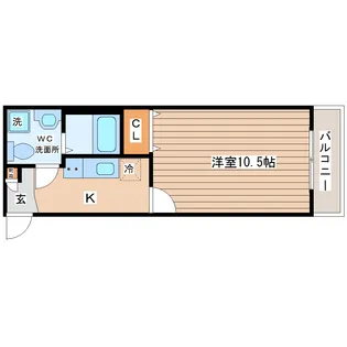 Villa Balena(ビラ バレーナ)【3階】の間取り