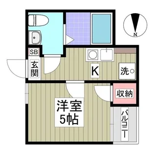 リュクサーヴ南千住【1階】の間取り