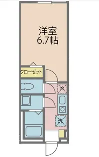 カインドネス八王子中央B棟【1階】の間取り