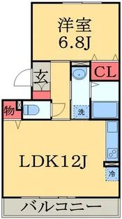 サキクサノ郷3【1階】の間取り