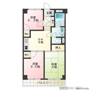 ロアール成増【2階】の間取り