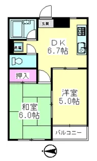 ラヴィアンローズ竹ノ塚【1階】の間取り
