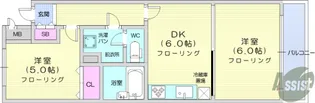 ダイアパレス台原【3階】の間取り