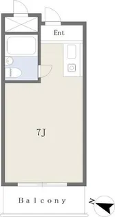 朝日九段マンション【11階】の間取り