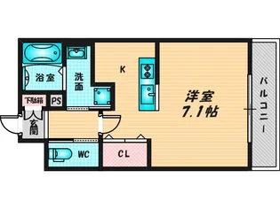 エアルレジデンスI【2階】の間取り
