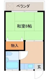 第一落合荘【1階】の間取り