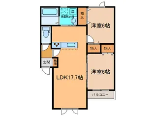 Fitlife【2階】の間取り