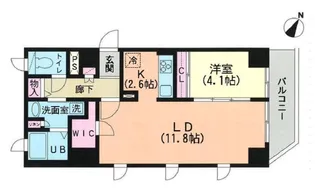 ヒルクレスト南大塚【2階】の間取り