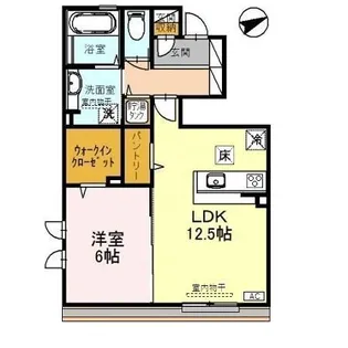 布水の里C【1階】の間取り