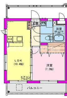 アジュール中町【1階】の間取り