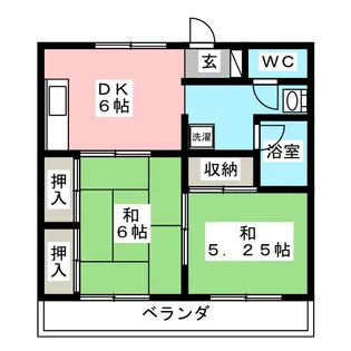 ハイムシャルム【2階】の間取り
