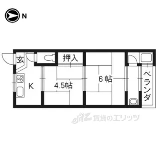 ラ・シノン【2階】の間取り