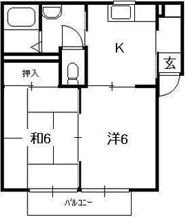 ソフィアA【1階】の間取り