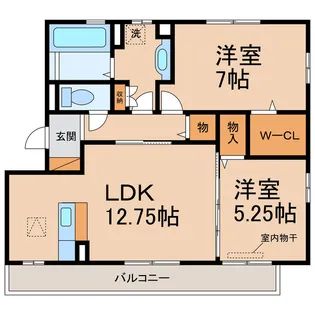 フォレスタA棟【1階】の間取り