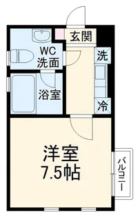 ベルクレール伍番館【3階】の間取り