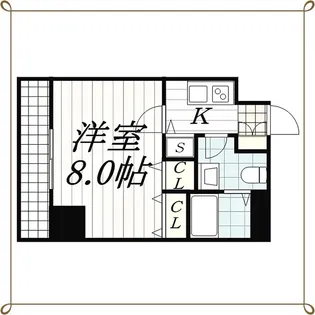 Humanハイム千葉本町【13階】の間取り