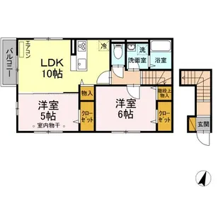 Baan Rak Haru【2階】の間取り
