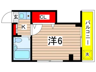 コスミー岡山【3階】の間取り