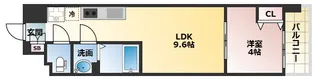AND TERRACE文の里【3階】の間取り
